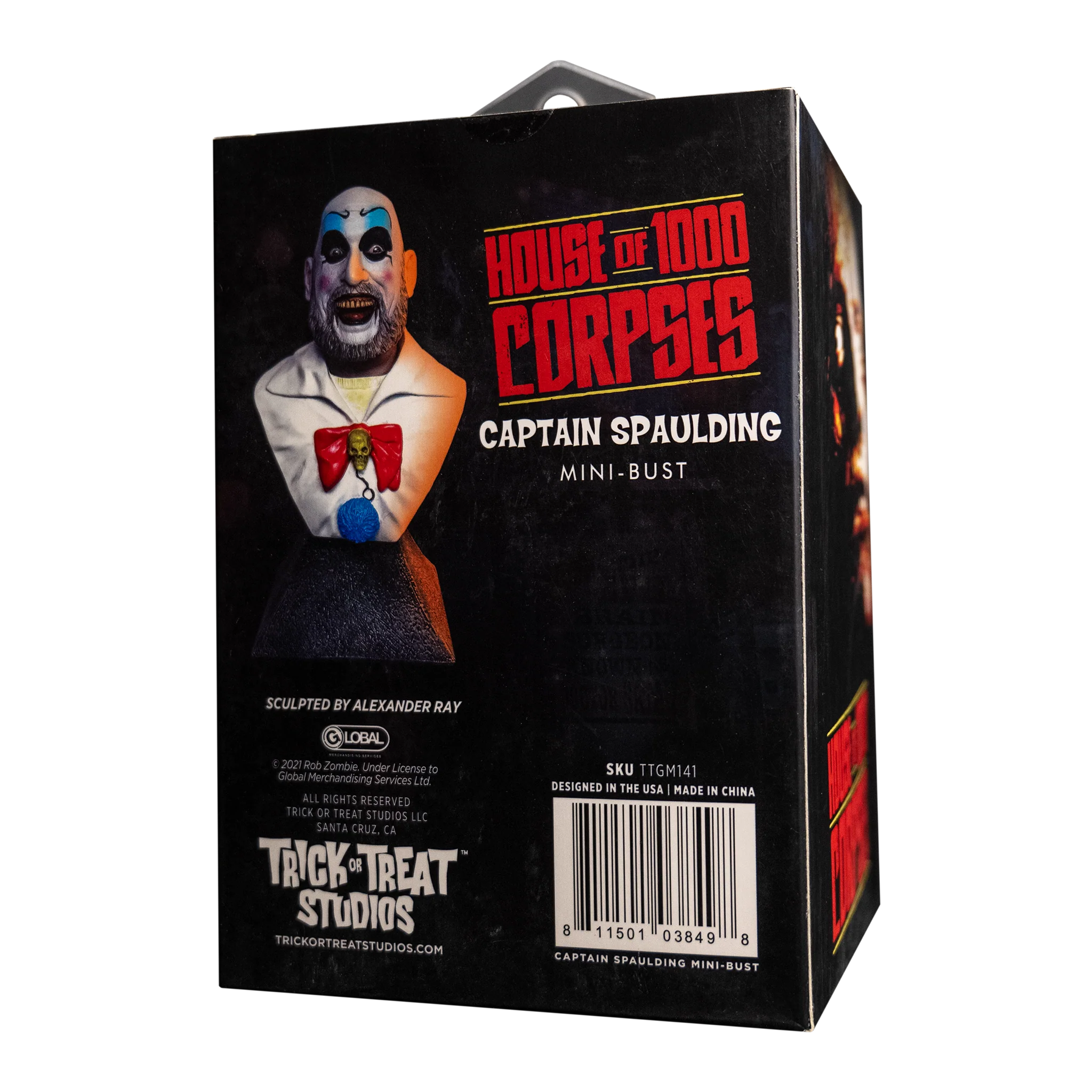 House of 1000 Corpses - Captain Spaulding Mini Bust - Image 3