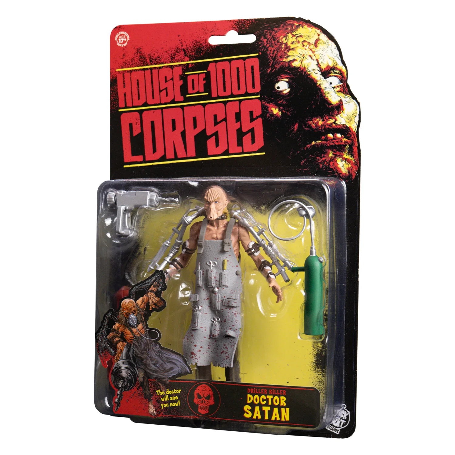 House of 1000 Corpses - Driller Killer Doctor Satan - 5" Action Figure - Image 9